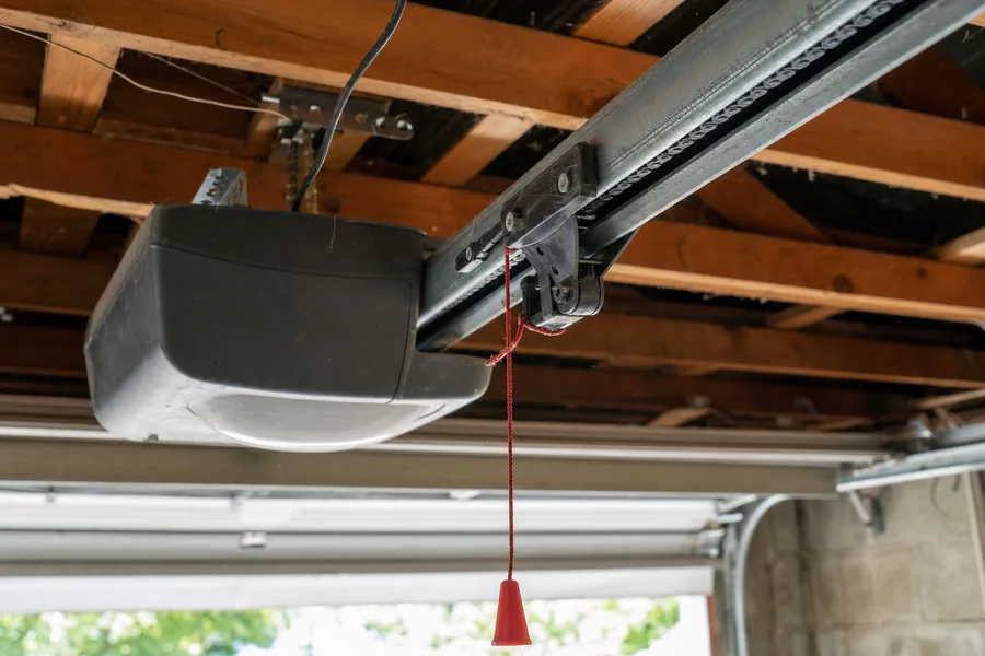 Chain drive garage door opener, rail and trolley in Denver, CO